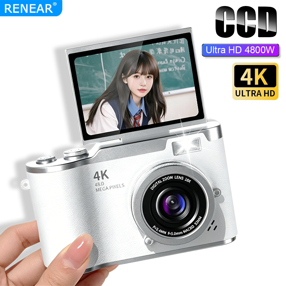 Kids Physical Education Videos - Caméra numérique portable 4K CCD HD