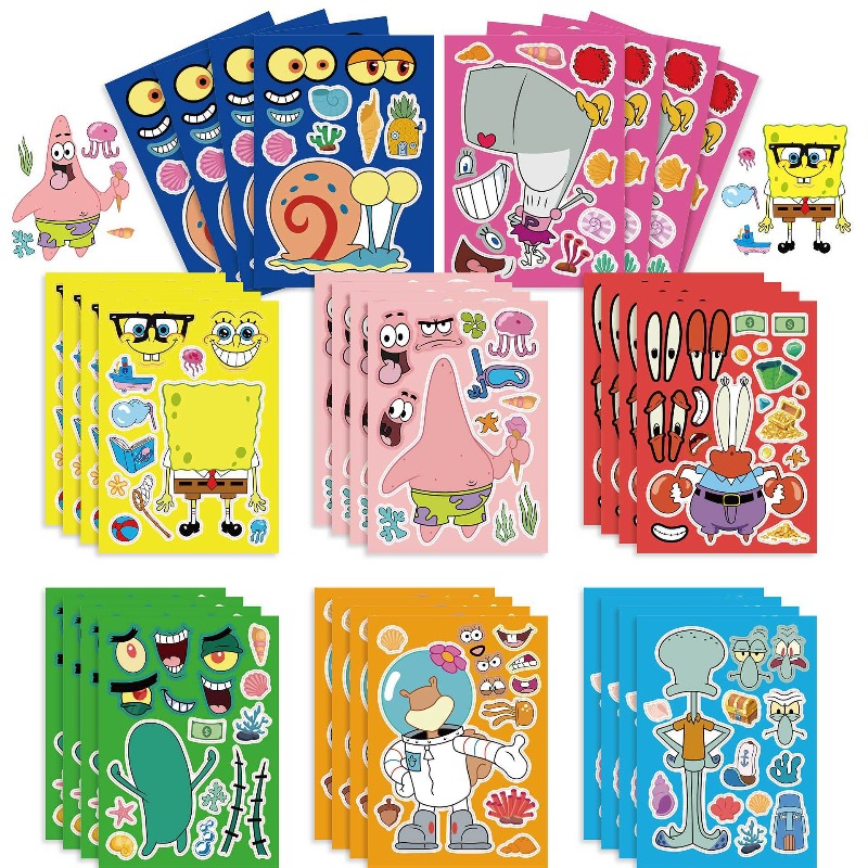 Kids Education Product - Puzzle interactif éducatif Bob l'éponge, jouet