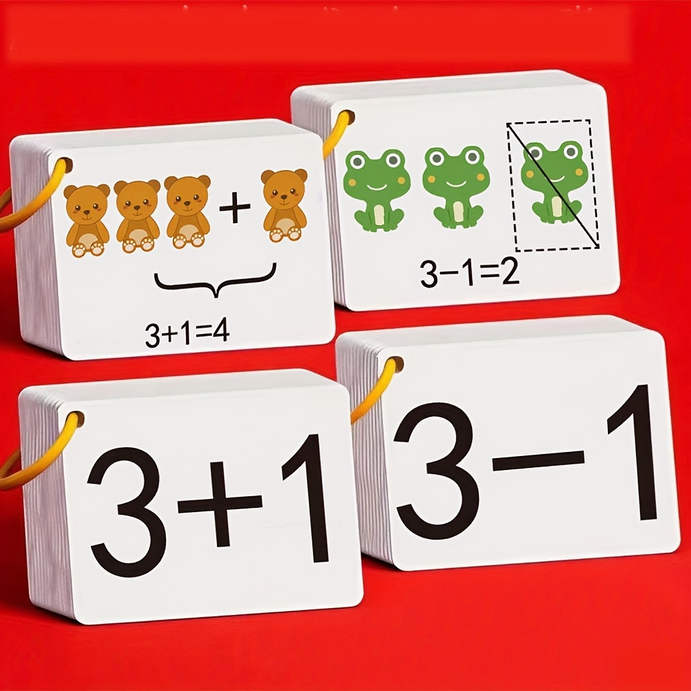 Kids Education Card - 132 cartes avec des problèmes d'addition
