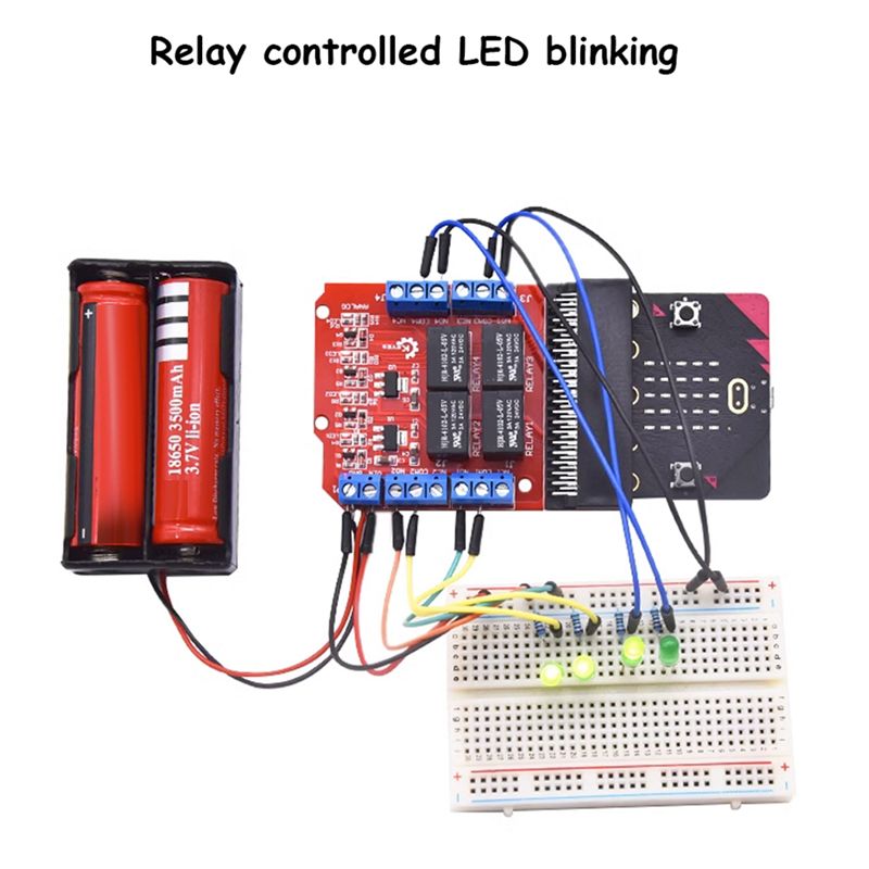 Kids Education Channel - Module relais 4 canaux A64I Microbit