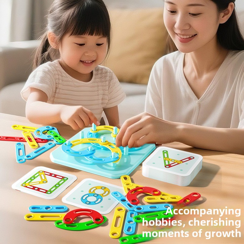 Kids Education Card - Jouet créatif Montessori pour bébé, puzzle
