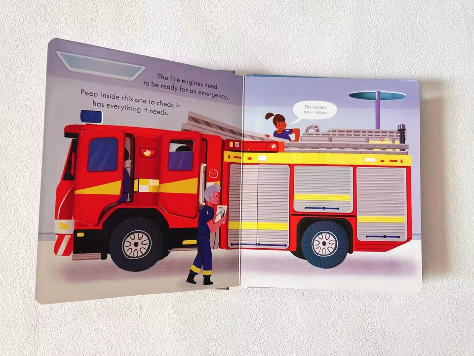 Usborne Peep Inside How A Fire - English Kids Education avis et prix