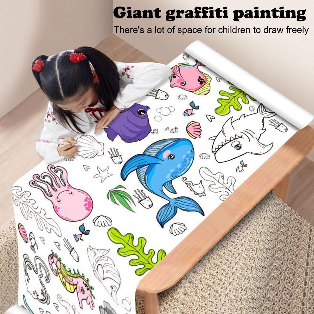 Rouleau de papier à dessin pou - Kids Education Laptop avis et prix