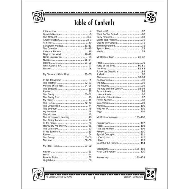 Cahier d'exercices de espagnol - Kids Educational Workbooks avis et prix
