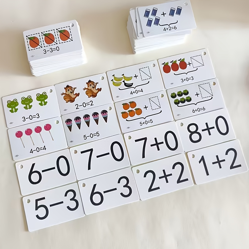 132 cartes avec des problèmes  - Kids Education Card avis et prix
