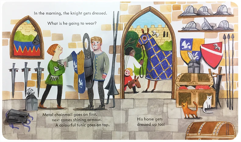 Usborne Peep Inside The Castle - Kids Education Age avis et prix