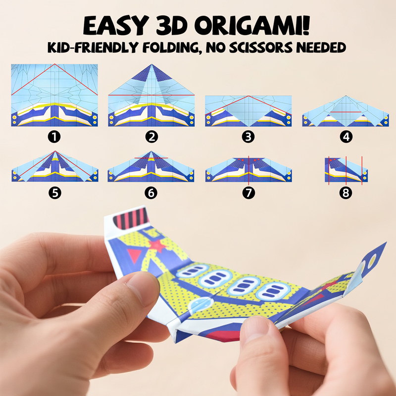 Kit d'origami pour avions en p - Kids Education Product avis et prix