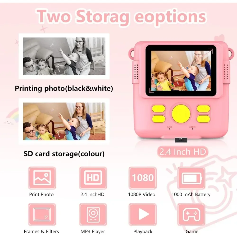 Appareil photo à impression in - Kids Physical Education Videos avis et prix
