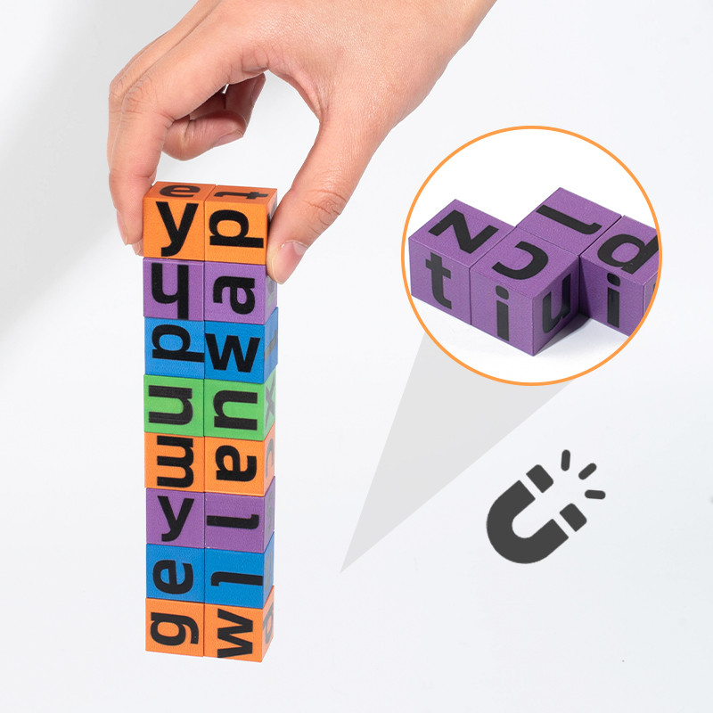 Jeu de cubes magnétiques pour  - English Kids Education avis et prix